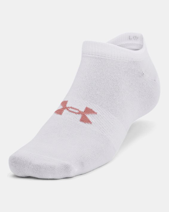 Unisex sokken UA Essential No Show – 3 paar, Pink, pdpMainDesktop image number 0